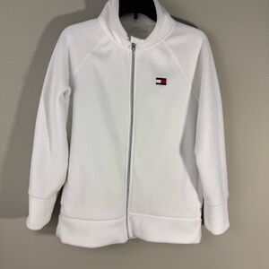 Tommy Hilfiger White fleece zip Jacket